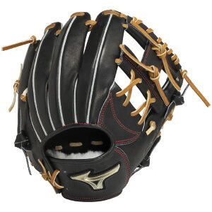 ミズノ (MIZUNO) 一般野球 硬式用グローブ グラブ ゴールデンエイジ グローバルエリート Hselection SIGNA 内野手用 (25aw) ブラック×コルク サイズGA9 1AJGA32013-0949
