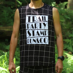 X^v (STAMP Run&Co) jOEFA m[X[uVc ^Ngbv STAMP GRAPHIC TANK OtBbN^N Y (25aw) ubN TRAIL PARTY SRAC25U17-TP