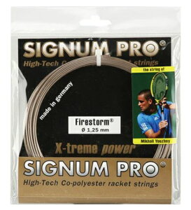 �V�O�i���v�� (SIGUNUMPRO) �e�j�X ���� �A�N�Z�T���[ �X�g�����O �K�b�g FIRESTORM �t�@�C�A�X�g�[�� (25aw) �S�[���h���^���b�N 1.25mm×12m FIRESTORM