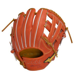 ミズノ (MIZUNO) 野球 一般硬式グローブ グラブ ミズノプロ 5DNAテクノロジー22モデル 内野手用 ウェブ下ポケット深め (23aw) スプレンディッドオレンジ×コルク サイズ10 1AJGH29823-5259