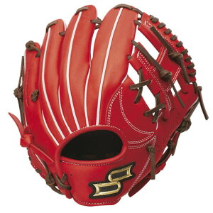 エスエスケイ (SSK) 少年野球 軟式グローブ プロエッジアドバンスド Bタイプ ジュニア オールラウンド (24ss) Bオレンジ×ブラウン サイズS AJB224-3240