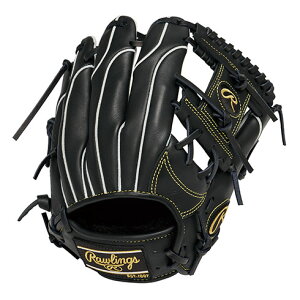 ローリングス (Rawlings) 少年野球 軟式グローブ ジュニア HOH PRO EXCEL ELITE Wizard #02 エクセル オールラウンド用 (24ss) ブラック サイズM GJ4HW2G9MMG-B