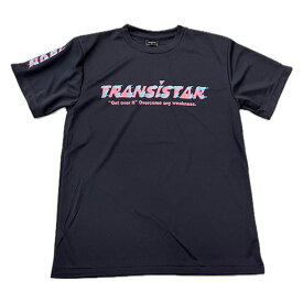 トランジスタ（TRANSISTAR）ハンドボールウエア プラシャツ プラクティスシャツ 半袖ドライTシャツ「Smash」ブラック×ピンク HB24TS03-BLKPINK