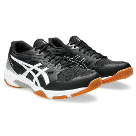 【取り寄せ】ASICS アシックス バレーボールシューズ GEL-ROCKET 11 WIDE (24ss) ブラック×シルバー ワイドラスト 1073A066-002