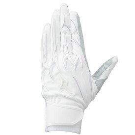 ミズノ (MIZUNO) 野球 バッティンググローブ ミズノプロ シリコンパワーアークDI 両手用 高校野球ルール対応 (24ss) ホワイト×ホワイト 1EJEH25010