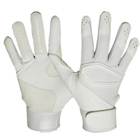 カッターズ (cutters) 野球 バッティンググローブ パワーコントロール 4.0 ソリッド 高校生対応 両手用 ホワイト B444S-WH
