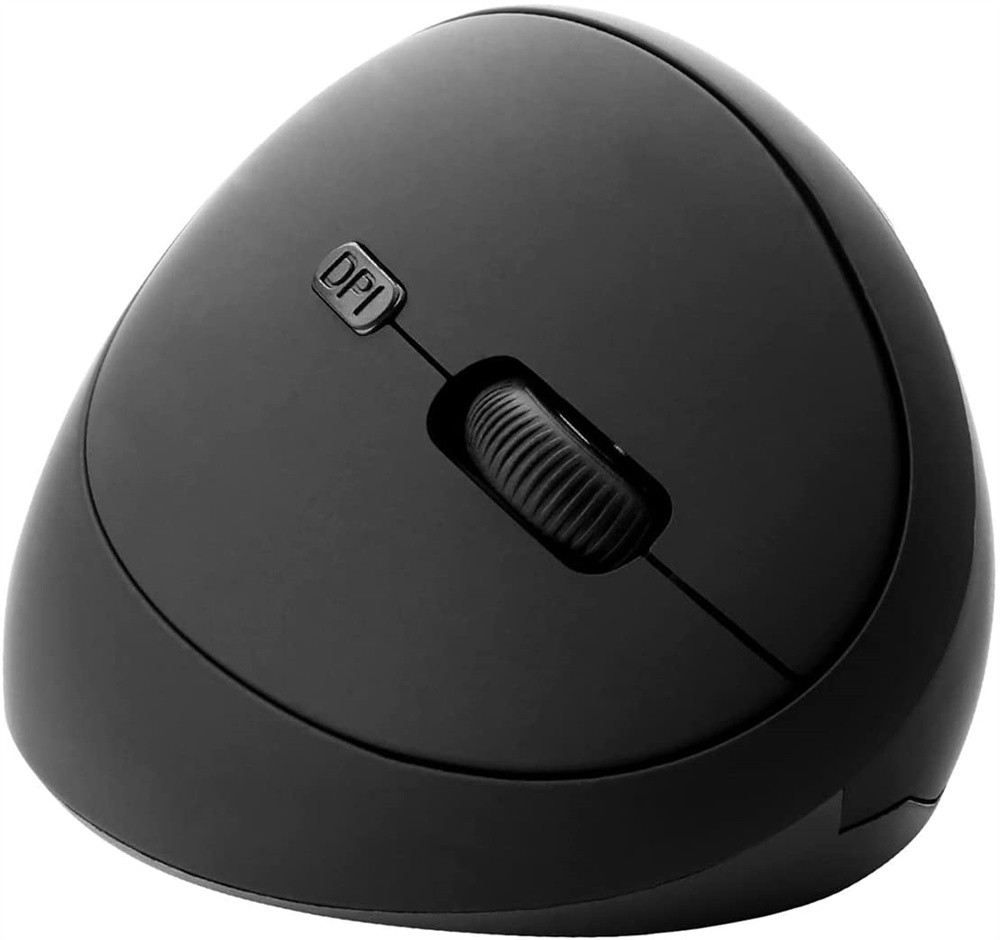 ミクスマウス　小型　Mサイズ　改善　DPI　使いやすい　800　1200　右手用　腱鞘炎防止　光学式　人間工学設計　MacOS　対応(ブラック)　無線　縦型マウス　垂直型　1600　充電式　Windows　2.4Gワイヤレスマウス　マウス手の予防
