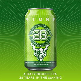Stone 28th Anniversary Hazy Double IPA ストーン 28th アニバーサリー ヘイジー ダブル IPA クラフトビール 缶ビール ビールipa ギフト 飲み比べ 誕生日
