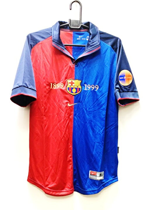 楽天市場 ナイキ ｆｃｂ バルセロナ センテニアル 100周年 １９９９ レプリカ ゲーム シャツ 半袖 サッカー問屋