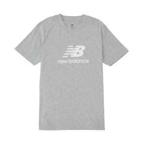 �j���[�o�����X NBJ-MT41502-AG ag New Balance Stacked Logo �V���[�g�X���[�uT�V���c (AG)�A�X���`�b�N�O���[ �����Y�E���j�Z�b�N�X