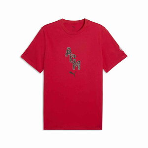 �v�[�} PMJ-784718-01 01 ACM FtblCulture Tee (01)For All Time Red-PUMA Black �����Y�E���j�Z�b�N�X