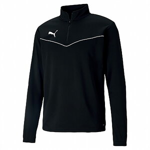 �v�[�} PMJ-657643-03 03 teamRISE 1/4 Zip Top (03)PUMA Black-PUMA White �����Y�E���j�Z�b�N�X
