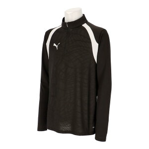 �v�[�} PMJ-660973-03 03 teamFINAL26 Training 1/4 Zip Top (03)PUMA Black-PUMA White-PUMA White �����Y�E���j�Z�b�N�X