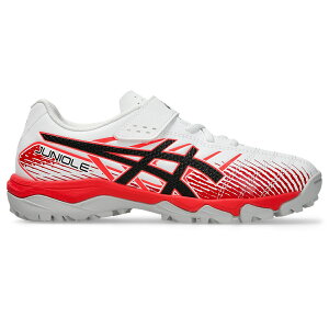 �A�V�b�N�X asics 1104A056 JUNIOLE 7 TF WHITE/FLASH RED �V���[�Y(�L�b�Y)
