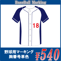 楽天市場】野球 胸番号の通販