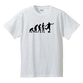 ■グラフィックTシャツ■面白Tシャツ■人類の進化（サッカー）■綿/ポリエステル■サイズ 90cm〜7L■全5色■面白いTシャツ■おもしろTシャツ■大きいサイズ■ビッグサイズ■半袖■還暦・長寿のお祝いにも