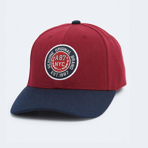 AEROPOSTALE�i�G�A���|�X�e�[���j��A87 NYC ADJUSTABLE HAT��BURGUNDY���t���[�T�C�Y���L���b�v�����A�����K�i���S���t��e�j�X�ɂ��������߁I