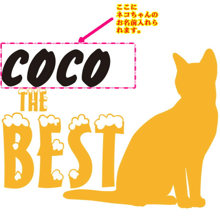 メール便送料無料 かわいい猫 と 名前入り 愛猫用 愛ネコ ネコシルエット 名入れランチバッグ 名入れ しぐさ ネーム ミニトート の