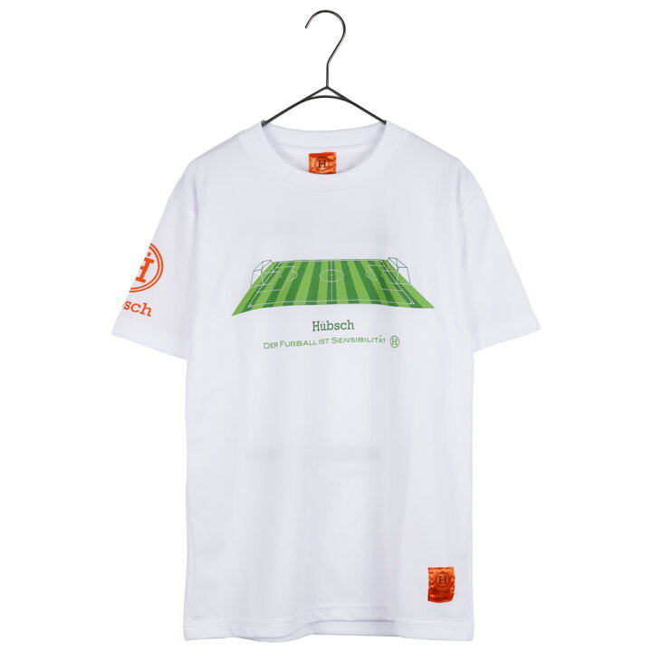Hubsch ヒュブシュ 限定 サッカー Tシャツ (ピッチ) ホワイト H-0125-01-WHT ゴレアドール 兄弟ブランド セール シャツ サッカーマーケット ヒュブシュ hubsch 半袖 フットサル