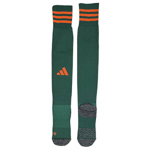 アディダス adidas ADISOCK23 サッカーソックス チームダークグリーン×チームオレンジ サッカー フットサル ストッキング ソックス ハイソックス HT6545 DGOR