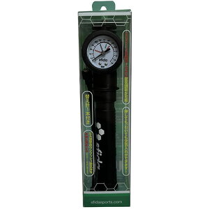 スフィーダ sfida ゲージ付きハンドポンプ ブラック サッカー フットサル 空気入れ sh-22003