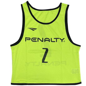 ペナルティ　PENALTY　ビブス番号入　10枚セット　（2番〜11番）　Fイエロー　サッカー　フットサル　トレーニンググッズ　pe2641-65