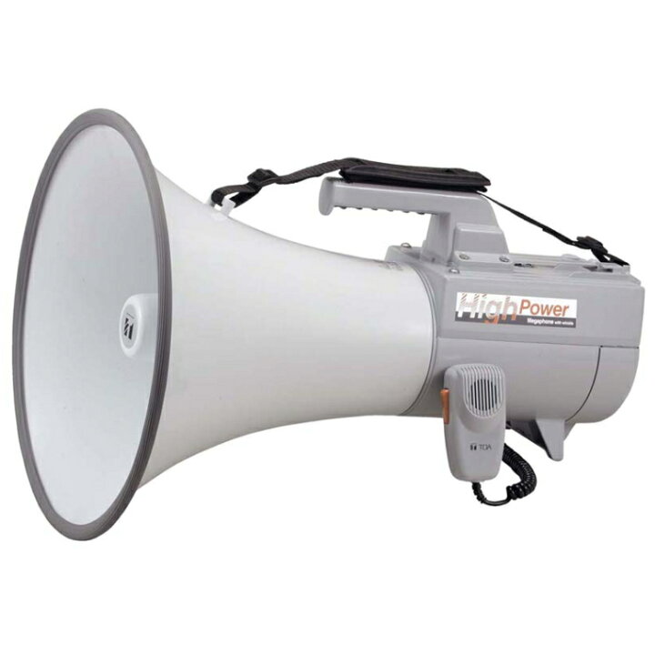 楽天市場】[ ER-2130W ] TOA 拡声器 ショルダー型 大型メガホン 30W 
