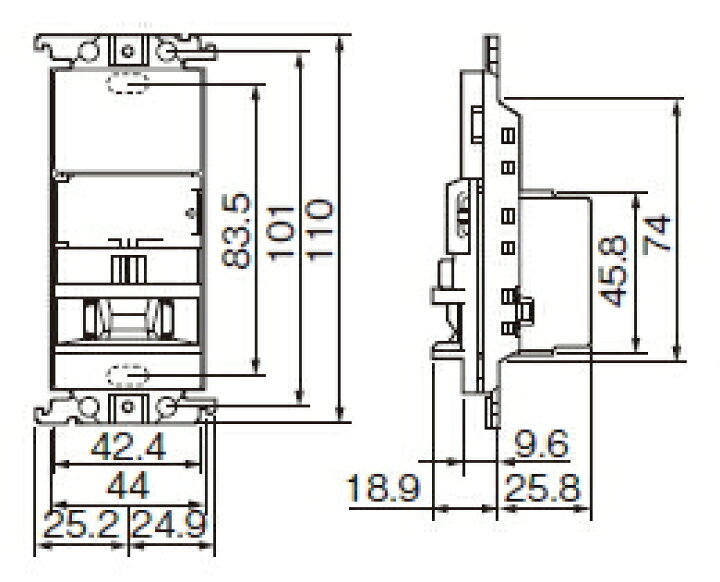 楽天市場】[ WTK1811WK ] パナソニック コスモシリーズワイド21 壁取付  