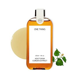 ワンシング （ONE THING）ドクダミエキス ドクダミ化粧水 300ml | 混合肌 脂性肌 敏感肌 肌荒れ防止 揺らぎ肌ケア 皮脂ケア どくだみ 拭き取り 高純度 高濃度 無添加 低刺激 大容量 化粧水 乳液