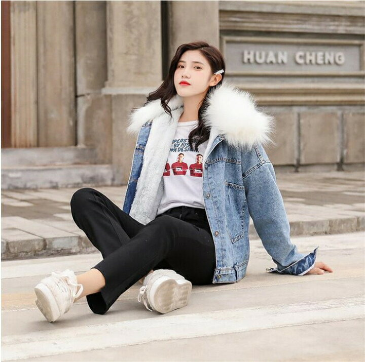 楽天市場】デニムジャケット 裏ボア アウター レディース 冬 デニム  