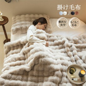 【期間限定!10%OFF発行中】ふわとろ毛布 もこもこ毛布 ブランケット 枕カバー シングル セミダブル ダブル 厚手 ふわもこ ひざ掛け 掛け毛布 毛布 ブランケット ソファー用 大判 フェイクラビットファー ショート起毛 キテルネ おしゃれ 暖かい 掛布団カバー