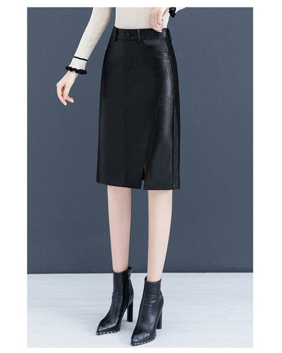 楽天市場】【期間限定5％OFF】本革 スカート レザースカート 