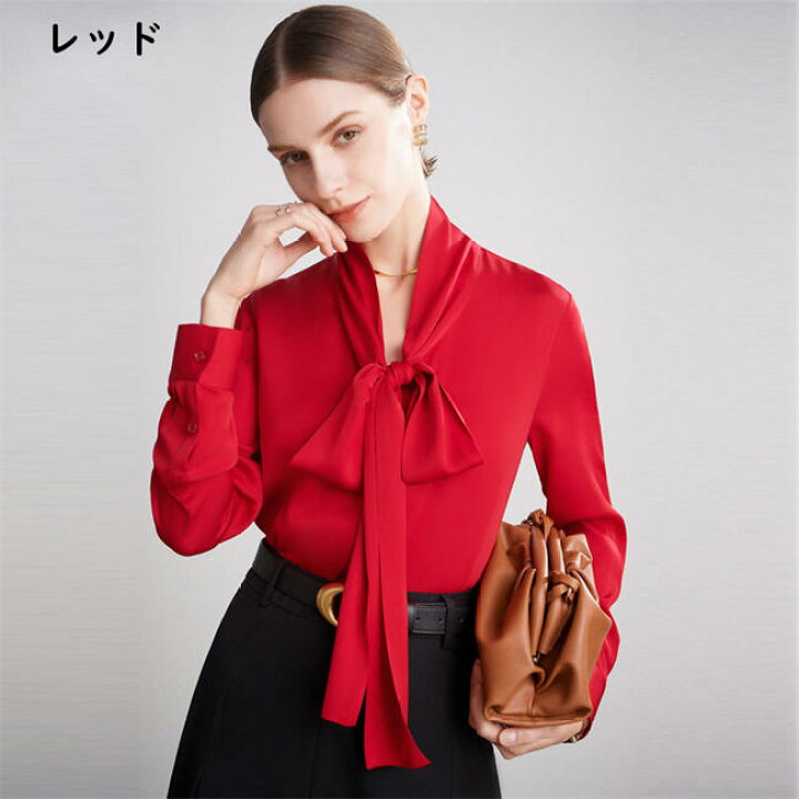 楽天市場】ブラウス シルク 6A SILK トップス レディース シャツ T 