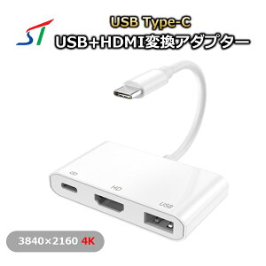 Type-C HDMI ϊA_v^[ iOS18Ή iphone ipad Android Switch USBϊA_v^[ ϊP[u ^CvC USB-C X}z̉ʂerɉf TV Ȃ ~[O P[u X}z er ȒPڑ 