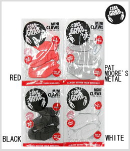 �Ⴡ�[���։@1���~�ȏ�ő���������yCRABGRAB�z�wDECK PAD�xMINI CLAWS(MINI TRACTION) �yBLACK/WHITE/PAT MOORE'S METAL/RED�z4PACK�ymi�z�yu�z