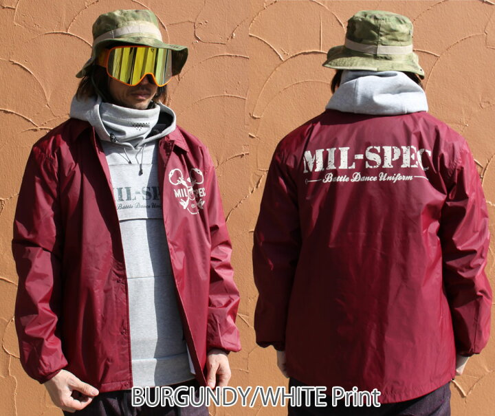 楽天市場】MIL-SPEC ミルスペック COACH JACKET 撥水コーチジャケット 