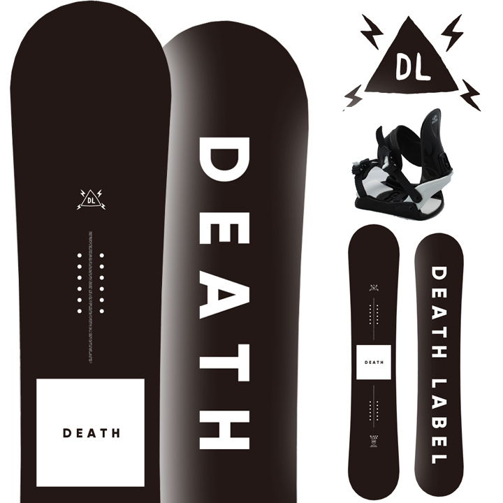 20-21 DEATH LABEL デスレーベル BLACK FLAG メンズ レディース 2点 セット BINDING バインディング グラトリ 板  SNOWBOARD スノーボード スノボ 2021 正規品 | ソサイアティ＆ソル０３