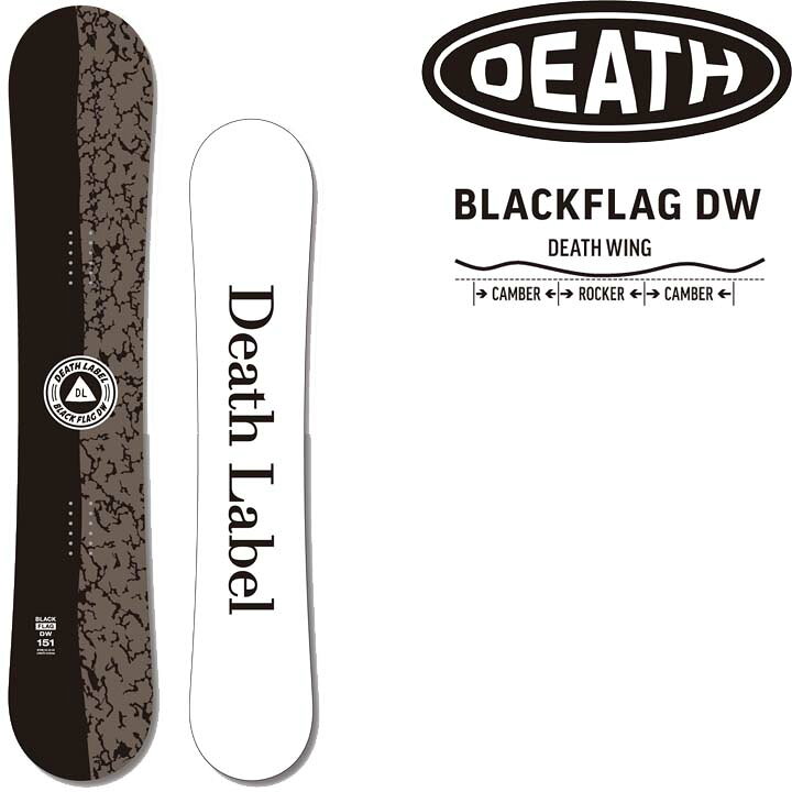 楽天市場】22-23 DEATH LABEL デスレーベル BLACK FLAG DW ブラック 