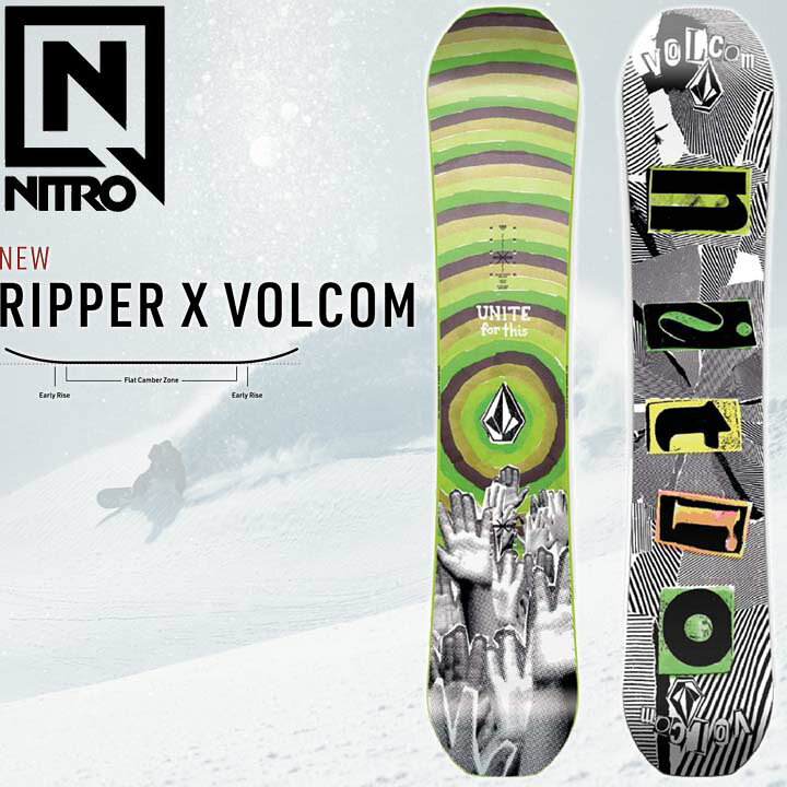 楽天市場】22-23 NITRO ナイトロ RIPPER X VOLCOM リッパー ボルコム 
