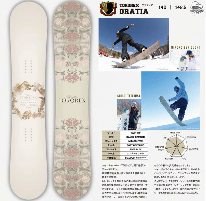楽天市場】22-23 TORQREX トルクレックス GRATIA グラティア 送料無料 
