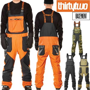 22-23 THIRTYTWO T[eB[c[ BASEMENT BIB x[Xg rupc Xm[{[hEFA[ Y pc Xm{EFA[ Ki