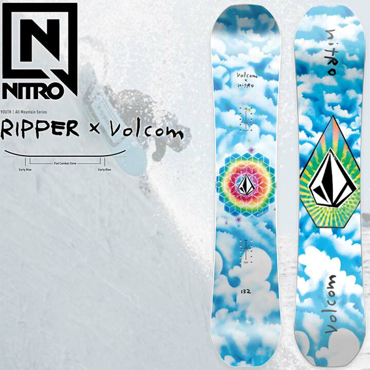 楽天市場】23-24 NITRO ナイトロ RIPPER×VOLCOM KIDS リッパー 
