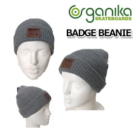 ≪一万円以上購入で送料無料≫【ORGANIKA】BADGE BEANIE【AHT.HEATHER】OB-2【u】