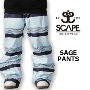 SCAPE GXP[v SAGE PANT Z[Wpc BOARDER  40OFF