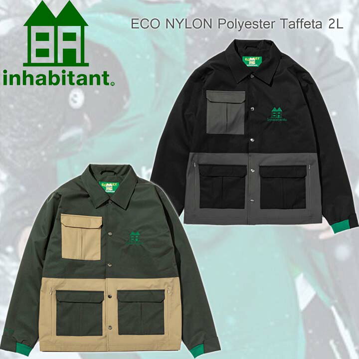 楽天市場】INHABITANT インハビタント ECO NYLON Polyester Taffeta 2L 