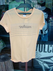 ★Special Sale!! 20%OFF!!★ 08 VOLCOM レディース SUN DOWN S/S SHEER TEE ORG S