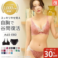 【MAX30%OFFクーポン】ブラジャー 脇肉 カシュクールレース 脇高ブラ(R) ブラジャー&ショーツ(女性 下着 …