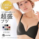 【P5倍＆最大30％OFFクーポン】ブラジャー 超盛ブラ(R) 単品ブラジャー(下着 レディース 女性 ブラ 盛り シームレス 小胸 盛ブラ 盛りブラ 谷間 盛れるブラ ベージュ 超盛りブラ Tシャツブラ 大きいサイズ 脇肉 寄せ かわいい 響きにくい ランジェリー)