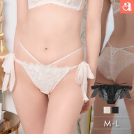 福C シアーフラワー ひも ハーフバックショーツ(下着 パンツ パンティ チーキー セクシーショーツ レディ…
