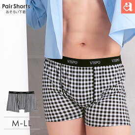 【MAX30%OFFクーポン】ボクサーパンツ ギンガムday メンズ ボクサーショーツ(下着 パンツ ショーツ お揃い かわいい 単品 男性 彼氏 ギンガムチェック メンズパンツ ペア ペアルック トランクス 夫婦 プレゼント モノトーン スタイリッシュ おそろいコーデ グッズ ペア下着)